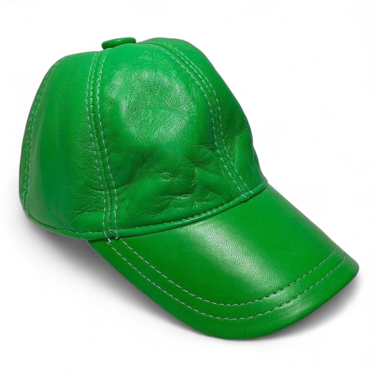 کلاه چرم سبز