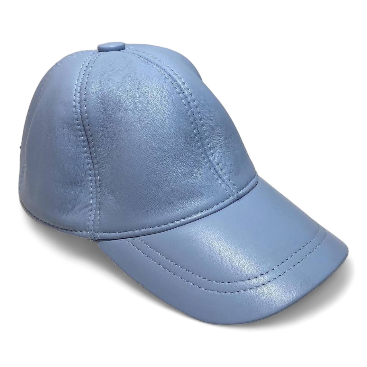 کلاه چرم آبی
