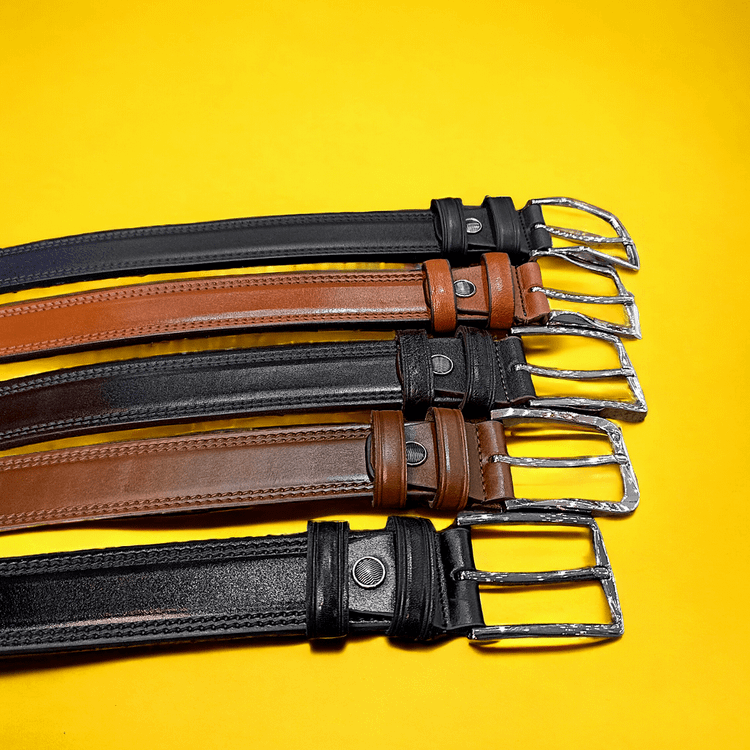کمربند مردانه چرم تبریز