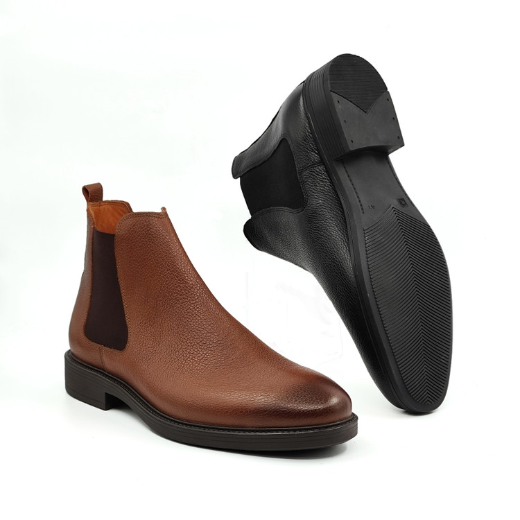 بوت چرم تبریز مدل چلسی