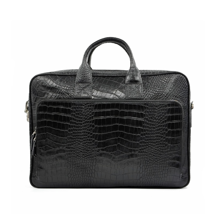 کیف اداری، لپ تاپ و دانشجویی اسپورت چرم تبریز روکو مشکی مدل گارد